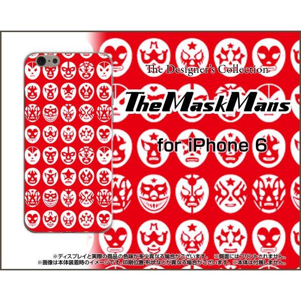スマホケース iPhone 6 ハードケース/TPUソフトケース The Mask Mans（レッド...