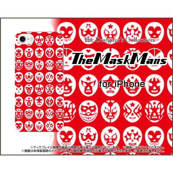 スマホケース iPhone 8 ハードケース/TPUソフトケース The Mask Mans（レッド...