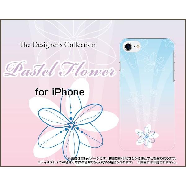 スマホケース iPhone 8 ハードケース/TPUソフトケース Pastel Flower typ...