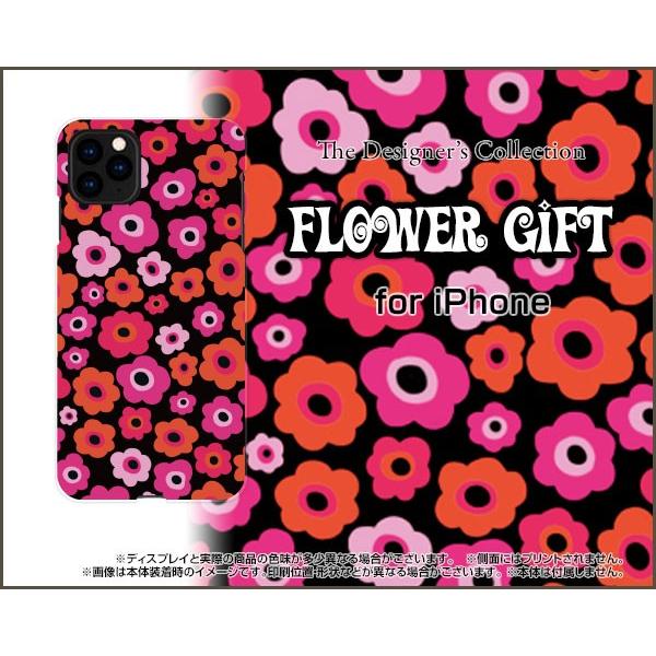スマホケース iPhone 11 Pro ハードケース/TPUソフトケース フラワーギフト(ピンク×...