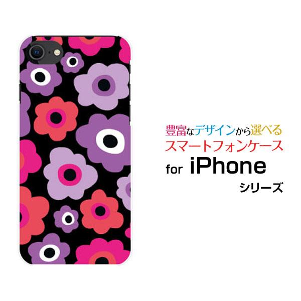 スマホケース iPhone SE（第3世代） アイフォン ハードケース/TPUソフトケース フラワー...