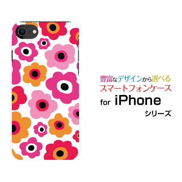 スマホケース iPhone SE（第3世代） アイフォン ハードケース/TPUソフトケース フラワー...