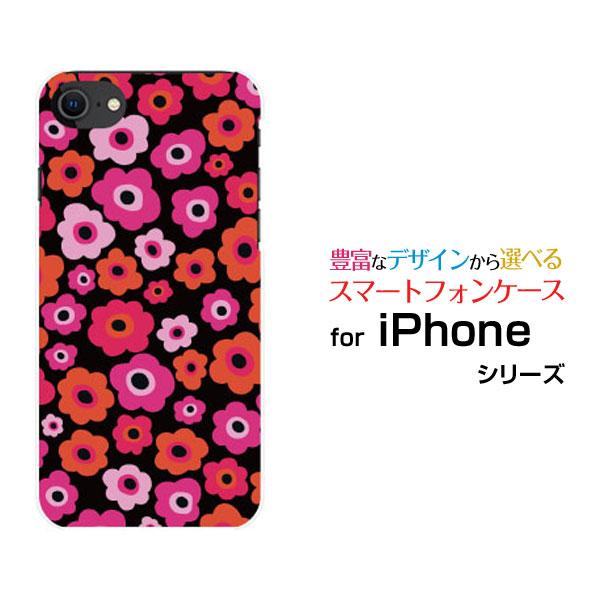 スマホケース iPhone SE（第3世代） アイフォン ハードケース/TPUソフトケース フラワー...