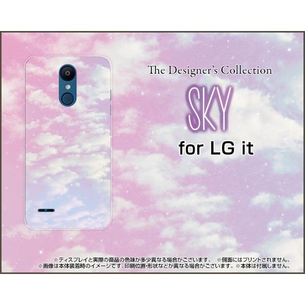 LG it LGV36 ハードケース/TPUソフトケース 液晶保護フィルム付 SKY（ピンク×ブルー...