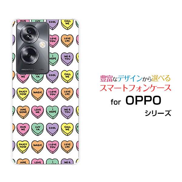 スマホケース OPPO A79 5G A303OP ハードケース/TPUソフトケース LOVE HE...