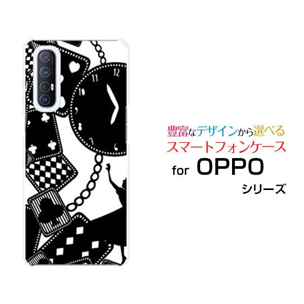 OPPO Reno3 5G ハードケース/TPUソフトケース 液晶保護フィルム付 ALICE iN ...