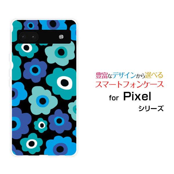スマホケース Google Pixel 6a グーグル ハードケース/TPUソフトケース フラワーギ...