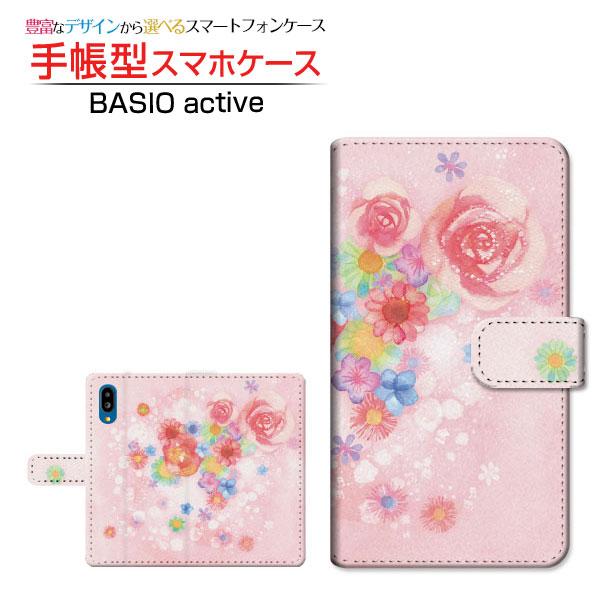 スマホケース BASIO active SHG09 ベイシオ アクティブ 手帳型 ケース カメラ穴対...