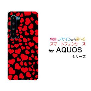 スマホケース LG V60 ThinQ 5G エルジー ハードケース/TPUソフトケース ラブラブハート（レッド） 可愛い（かわいい） はーと 赤 黒｜orisma