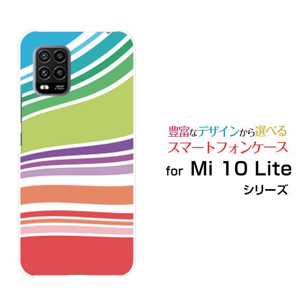 スマホケース Mi 10 Lite 5G ハードケース/TPUソフトケース Line Layer t...