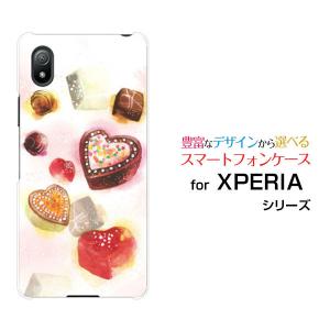 スマホケース XPERIA Ace III SO-53C SOG08 ハードケース/TPUソフトケース Sweets time チョコレート F:chocalo デザイン チョコレート かわいい｜orisma