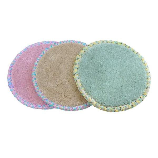 BuBu 小さなマット まん丸20cm 日本製｜おしゃれ かわいい 洗える 滑り止め加工 抗菌 防臭...