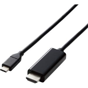 エレコム USB-C HDMI 変換 ケーブル 5.0m ( USB C to HDMI ) ブラック CAC-CHDMI50BK｜orleanssun