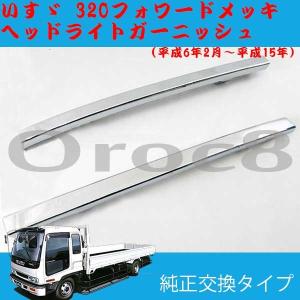 320 フォワード メッキ ヘッドライト ガーニッシュ アイライン