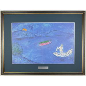 藤城清治 レフグラフ 日本の愛唱歌 6月 ほたるこい 影絵 版画 103/950