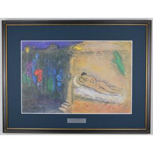 パブロ ピカソ 『 人間喜劇 より 裸のモデルと画家 』 版画 リトグラフ