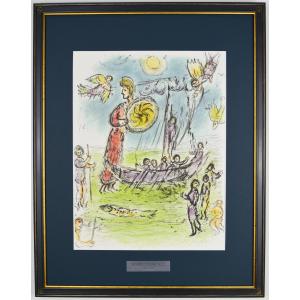 藤城清治 レフグラフ 「月光の響き」 四季のメルヘン秋 : アンティーク