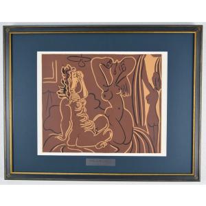 パブロ ピカソ 『 人間喜劇 より VIII 』 版画 リトグラフ 1954年パリ