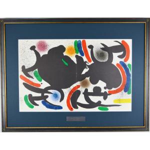 パブロ ピカソ 『 人間喜劇 より 裸のモデルと画家 』 版画 リトグラフ