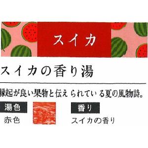 （本州四国 送料無料）　業務用入浴剤　健美薬湯　シーズンバス夏　「スイカの香り湯」５ｋｇ｜oroshi-chikara