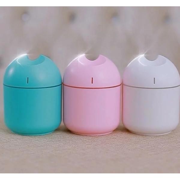 USB加湿器 ホワイト ピンク グリーン 全3色 次亜塩素酸水対応 加湿 噴霧器 車載 卓上 オフィ...