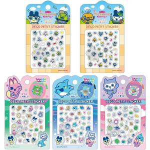 カミオジャパン デコプチステッカー たまごっち ゲーム キャラクター ミニ ネイルシール カラフル カワイイ かわいい 手紙 手帳 デコ コラージュ デコレーション