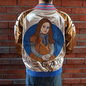 ディズニー ホーンテッドマンション ファントムパープル スカジャン