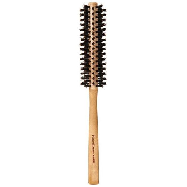 【日本製 ギフト】ベス ナチュラルラスター 天然豚毛100％ ロールブラシ 獣毛 ヘアブラシ くし ...