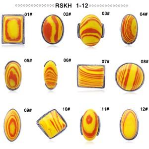 天然石リング、ファッション指輪リング、デザインリング　RSKH-1-12 サイズ選択：18号-24号｜oroshi-ee