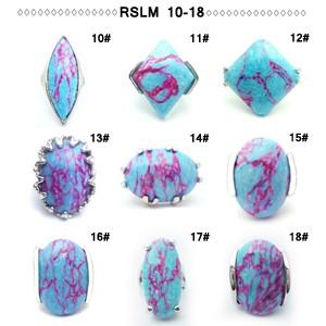 天然石リング、ファッション指輪、デザインリング　RSLM-10-18  サイズ選択：16号-22号｜oroshi-ee