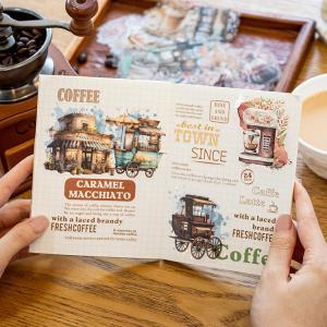 クリアシール カフェ 珈琲 建築 店 コーヒー...の詳細画像3
