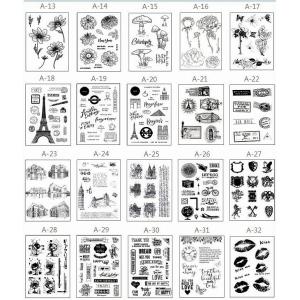 クリアスタンプ 船 灯台 錨 帆船 はんこ アルバム 海外 スタンプ