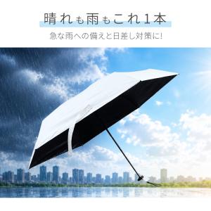 即納 50cm軽量コンパクト折り畳み日傘 オフ...の詳細画像2