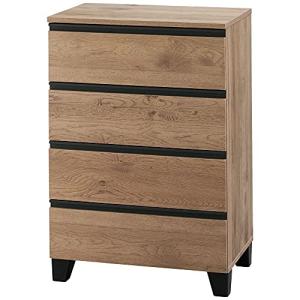 アイリスオーヤマ チェスト 木製 タンス スリム 棚 木製 収納 ウッドチェスト 幅59×奥行39×高さ88cm 脚付き WCHL-590 アッ