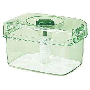 トンボ 保存容器 漬物容器 4.1L 日本製 即席 スケルトングリーン