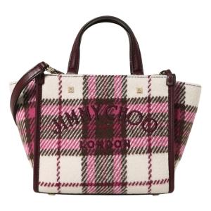 ジミーチュウ　JIMMY CHOO　VARENNE TOTEBAGSQHV BURGUNDY MIX/LIGHT GOLD　トートバッグ｜oroshiya