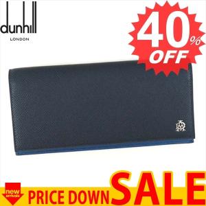 ダンヒル 財布 長財布 DUNHILL CADOGAN L2AC10N COAT WALLET 10CC  NAVY 比較対照価格　49,680 円｜oroshiya