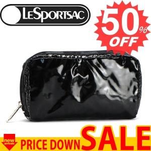 レスポートサック バッグ　ポーチ LESPORTSAC BLACK PATENT 6511 RECTANGULAR COSMETIC   9908 BLACK PATENT　比較対照価格　4,428 円｜oroshiya