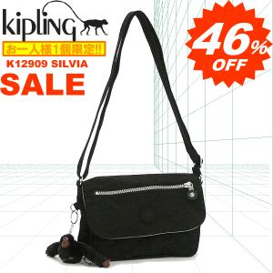 キプリング バッグ　Kipling キプリング ショルダーバッグ K12909 SILVIA ブラック 900　新作　満載　取扱店舗