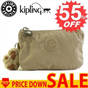 キプリング バッグ ポーチ KIPLING  K01864 CREATIVITY S 828 WARM GREY 999  比較対照価格4,212 円