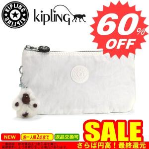 キプリング バッグ ポーチ KIPLING BASIC K13265 CREATIVITY L 0 WHITE 【型式】1371903265010