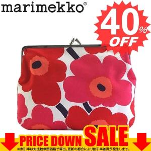 マリメッコ バッグ ポーチ MARIMEKKO MINI UNIKKO 37773 PUOLIKAS KUKKARO 1 WHITE/RED  COTTON  比較対照価格3,850 円｜oroshiya