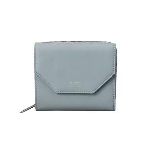 バレンシアガ 財布 二つ折り財布 BALENCIAGA  753762 ENV COMPACT WALL FL 4799 ASH BLUE/NACRE 2AABX 牛革  比較対照価格68,200 円｜oroshiya