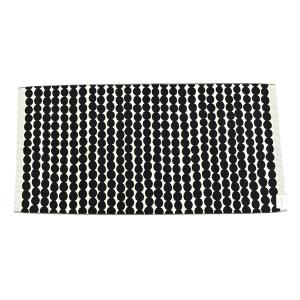 マリメッコ ハンドタオル MARIMEKKO RASYMATTO 68759 RASYMATTO BATH TOWEL 70X150 CM 190 WHITE/BLACK  コットン  比較対照価格9,900 円｜oroshiya