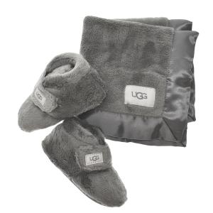 アグ ブランケット　毛布 UGG ベビーギフト 10948231 I BIXBEE AND LOVEY  CHARCOAL  ポリエステル サイズ：(靴)約11cm 20g  比較対照価格9,900 円｜oroshiya