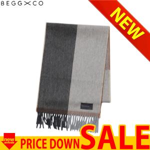 ベグ アンド コー ストール BEGG & CO JURA TURNBULL  STOLE  GREY NATURAL  75%LAMBSWOOL 25%ANGORA サイズ：フリンジ8  比較対照価格19,800 円｜oroshiya