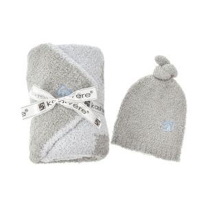 カシウエア ブランケット　毛布 KASHWERE  BBCH-BCP03 BABY BLANKET STAR W/ CAP 37 STONE/ICE BLUE     比較対照価格16,500 円｜oroshiya