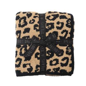 ベアフット ドリームズ ブランケット　毛布 BAREFOOT DREAMS  B563 COZYCHIC BAREFOOT IN THE WILD THROW  CAMEL-BLACK    比較対照価格34,100 円｜oroshiya