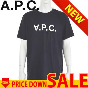 アーペーセー メンズ Ｔシャツ A.P.C.  H26943 T-SHIRT VPC COLOR H IAK NAVY COBQX 100% COTTON サイズ：XL  比較対照価格15,400 円｜oroshiya