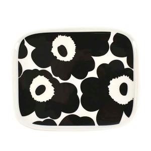 マリメッコ プレート MARIMEKKO OIVA/UNIKKO 71067 OIVA/UNIKKO PLATE 190 BLACK/WHITE    比較対照価格3,080 円｜oroshiya